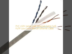 Van pvc LSZH de Lage Corss Bespreking Lan Ethernet Cable van de het Jasjecat6 Ethernet Kabel Cat6 FUTP