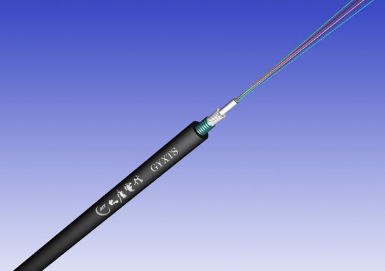 De centrale gel-Gevulde van de de Buis Optische Openluchtvezel van PBT los Kabel GYXTS