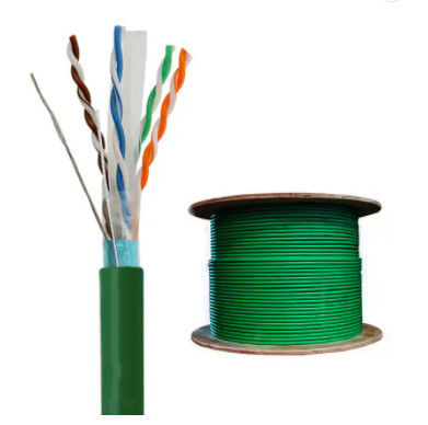 kopen 24AWG Cat6 Ethernet kabel 305m FTP Lan Ethernet kabel PVC LSZH jas online manufacture
