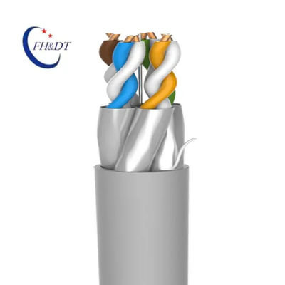 Goede prijs. Het lage Jasje van Overspraak u-FTP Beschermde Cat6a Lan Ethernet Cable pvc LSZH online